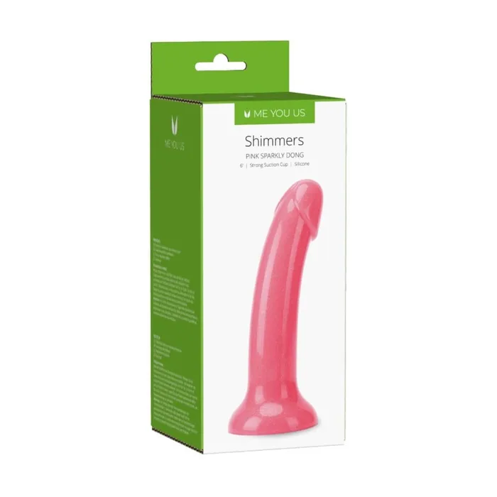 Me You Us Dildos Shimmering Sparkly Dong pink 6 Inches