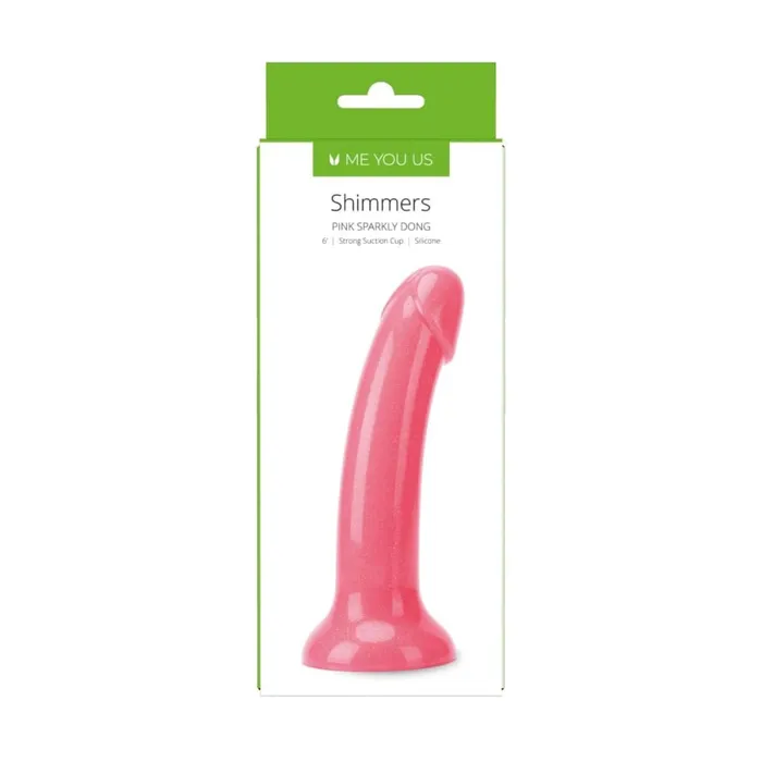 Me You Us Dildos Shimmering Sparkly Dong pink 6 Inches