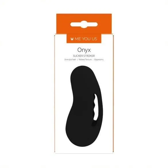Me You Us Male Sex Toys Onyx Sucker Stroker Male Masturbator Black