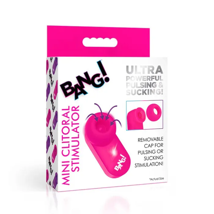 Mini Clitoral Stimulator Pink XR Brands Bang Female Sex Toys