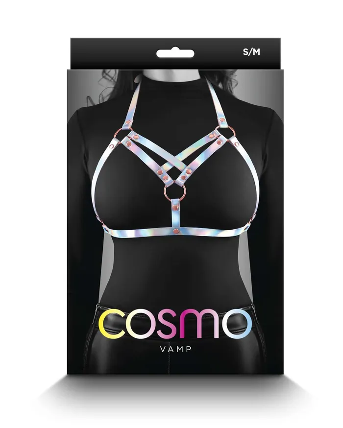 nsnovelties Cosmo Harness Vamp Smallmedium Rainbow Female Sex Toys