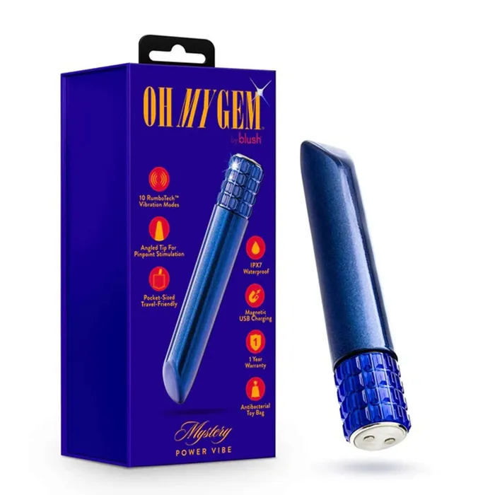 Oh My Gem Mystery Vibe Sapphire Blush Vibrators