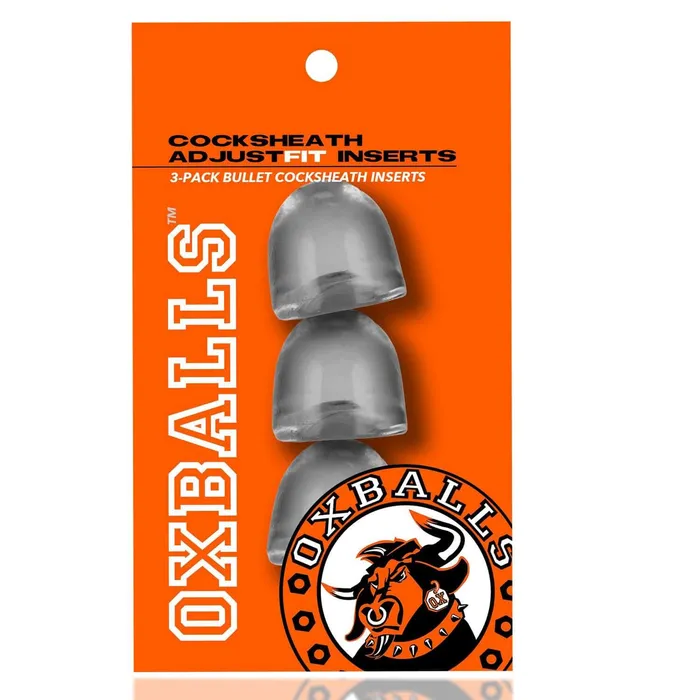 Oxballs Female Sex Toys Cocksheath Adjustfit 3 Pack Bullet Inserts by OXBALLS Custom Fit for Maximum Pleasure Oxballs Female Sex Toys Cocksheath Adjustfit 3 Pack Bullet Inserts by OXBALLS Custom Fit for Maximum Pleasure