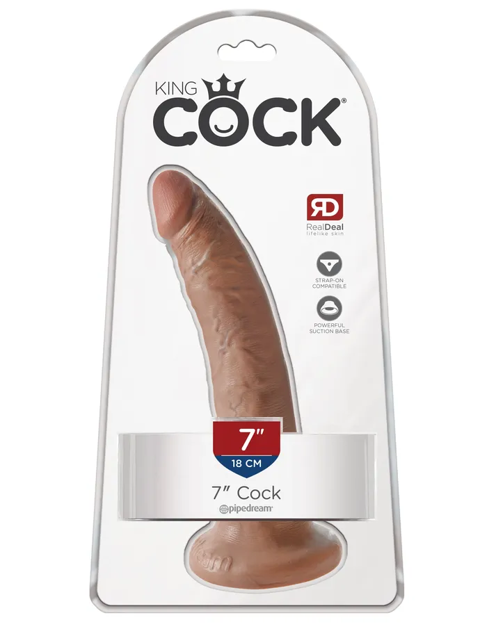 Pipedream Dildos King Cock 7quot Cock Tan
