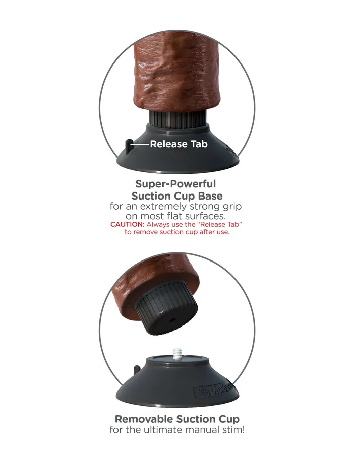 Pipedream Dildos King Cock 8Inch Vibrating Cock Brown Pipedream Dildos King Cock 8Inch Vibrating Cock Brown