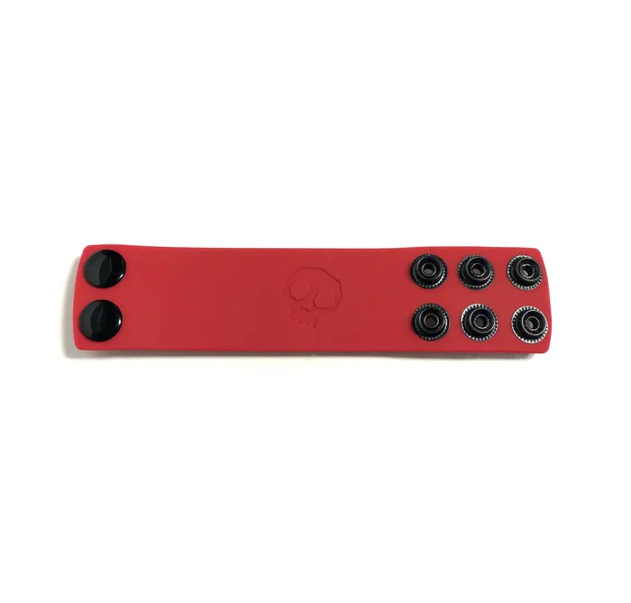 Rascal Boneyard Anal Boneyard Silicone Ball Strap 4cm Stretcher Red