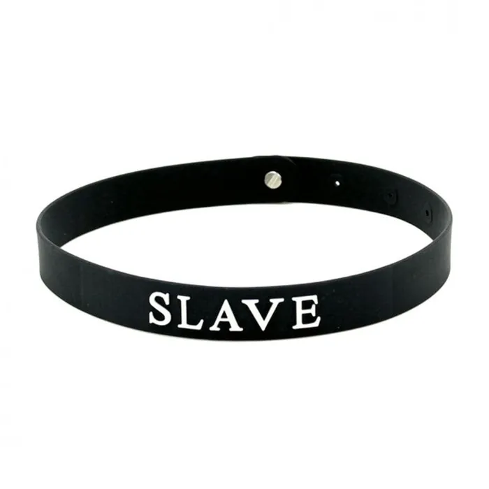 Rimba Anal Black Silicone Slave Collar