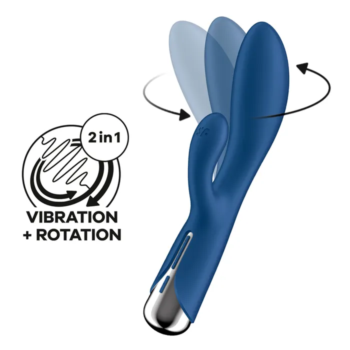 Satisfyer Spinning Rabbit 1 Blue Vibrators