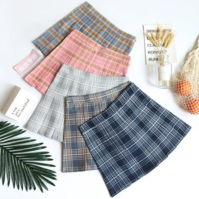 Vibrators eprolo School Girl Pleated Plaid Skirt