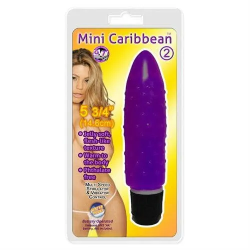 Vibrators Mini Caribbean 2 Bumpy Purple Golden Triangle