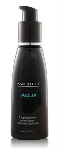 Wicked Sensual Care Lubricants Aqua WaterBased Lubricant 2 Oz
