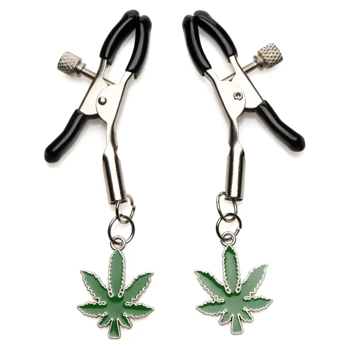 XR Brands Nipple Clitoral Toys Mary Jane Nipple Clamps Green