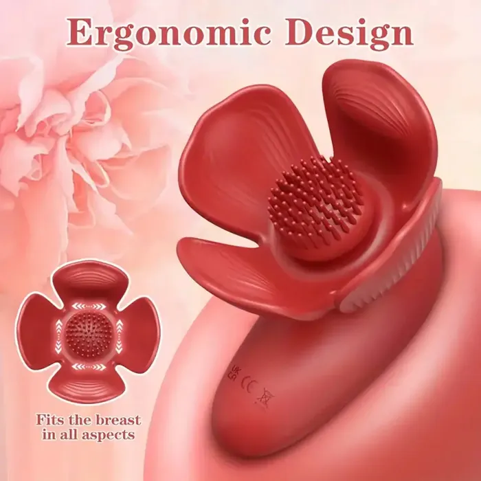 10 Modes Rose Breast Grabbing Vibrator Female Sex Toy For Clit Weadultshop Vibrators