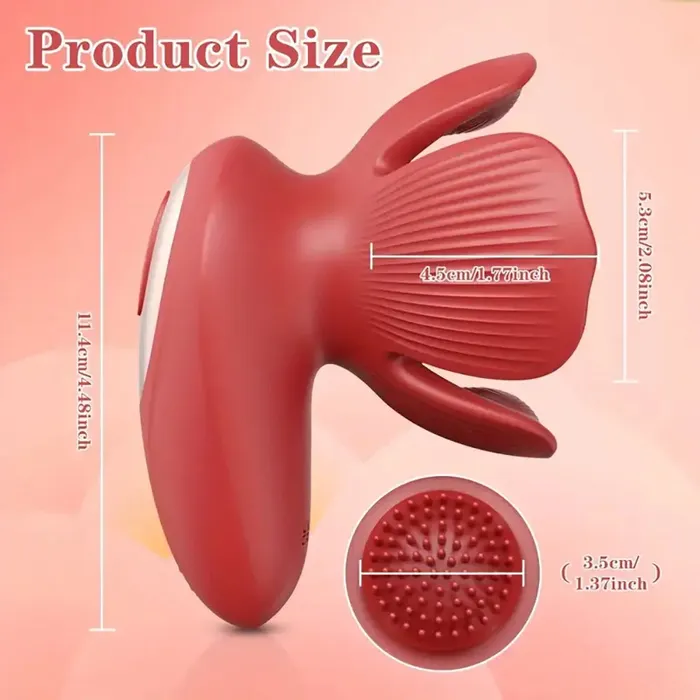 10 Modes Rose Breast Grabbing Vibrator Female Sex Toy For Clit Weadultshop Vibrators