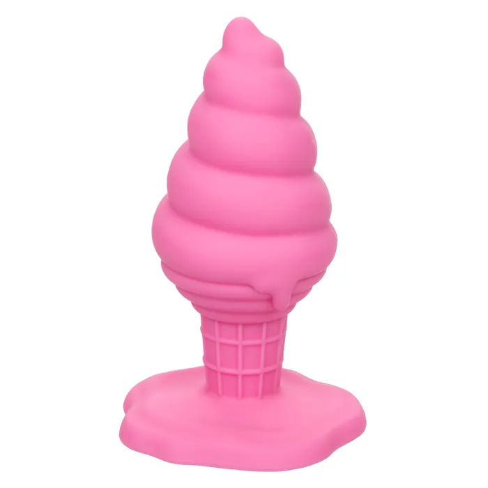 Anal CalExotics Naughty Bits Yum Bum Ice Cream Cone Butt Plug Pink