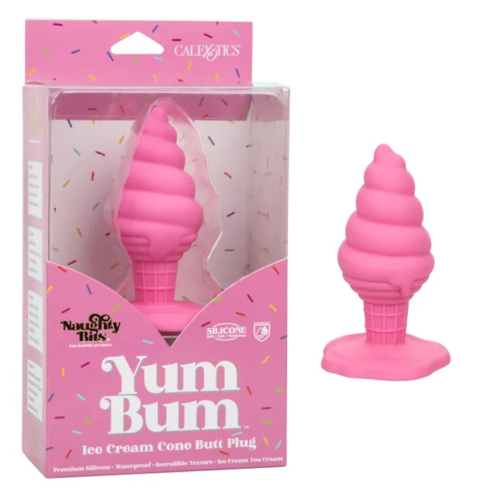 Anal CalExotics Naughty Bits Yum Bum Ice Cream Cone Butt Plug Pink Anal CalExotics Naughty Bits Yum Bum Ice Cream Cone Butt Plug Pink