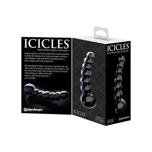 Anal Icicles No 66 Black Pipedream Anal Icicles No 66 Black Pipedream
