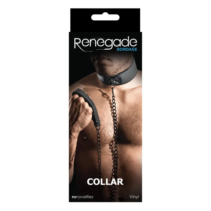 Anal nsnovelties Renegade Bondage Collar Black Anal nsnovelties Renegade Bondage Collar Black