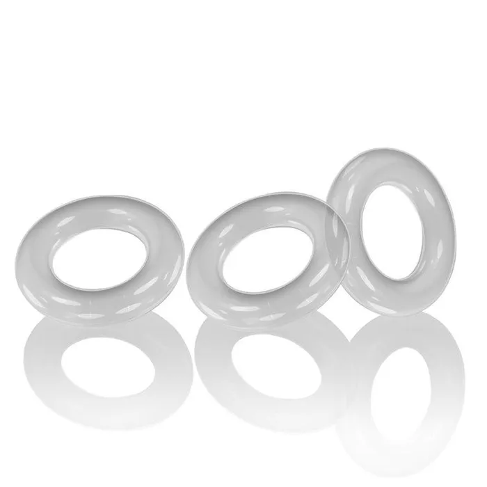 Anal Oxballs Willy Rings 3Pack Cockrings Clear