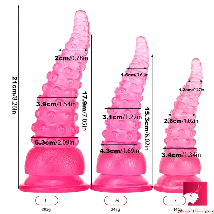 Anal Weadultshop 602in 705in 826in XML Tentacle Octopus Dildo For Anal Sex