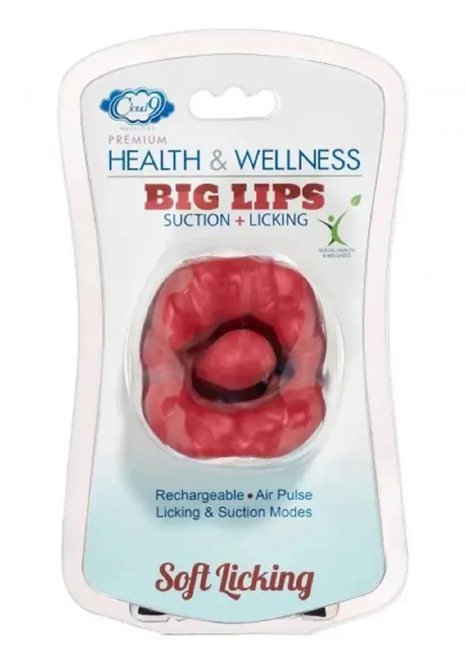 Big Lips Suction and Licking Red Cloud 9 Novelties Dildos