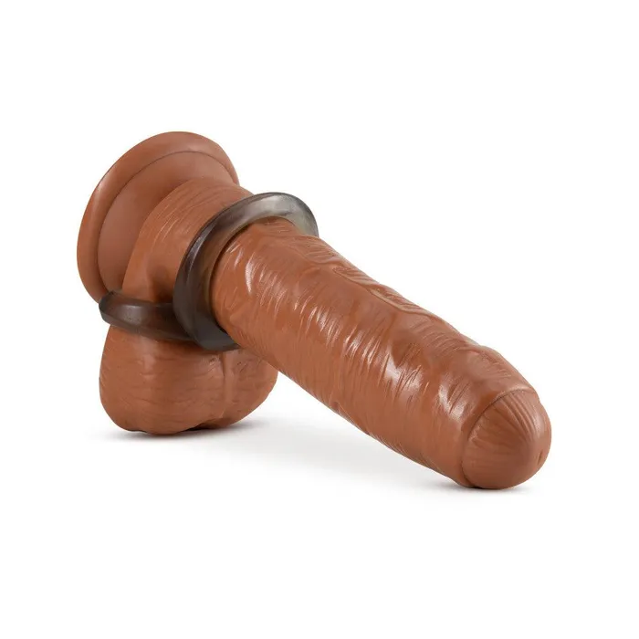 Blush Stay Hard Cock Ring and Ball Strap Black Male Sex Toys