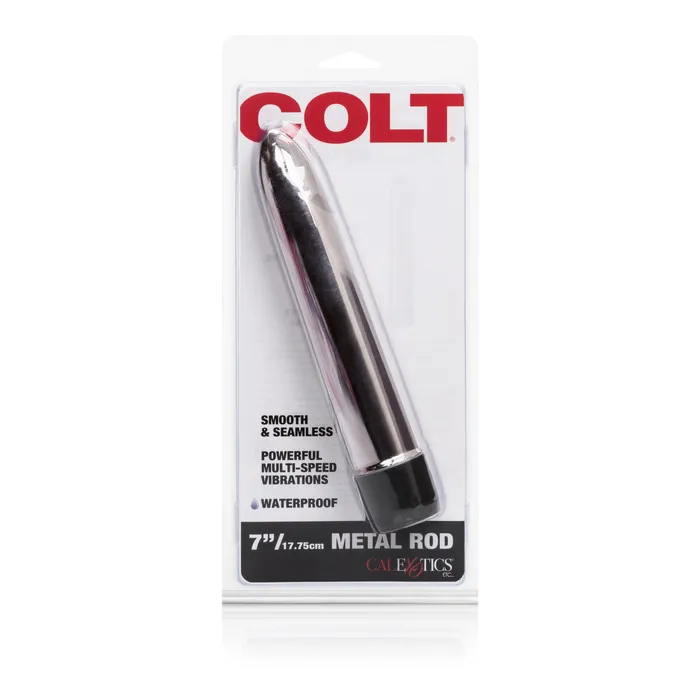 Calexotics Anal Colt Metal Vibrator Smooth Silky and Sleek 7Inch Adventure Toy