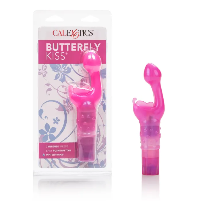 CalExotics Butterfly Kiss Vibe Pink Vibrators CalExotics Butterfly Kiss Vibe Pink Vibrators
