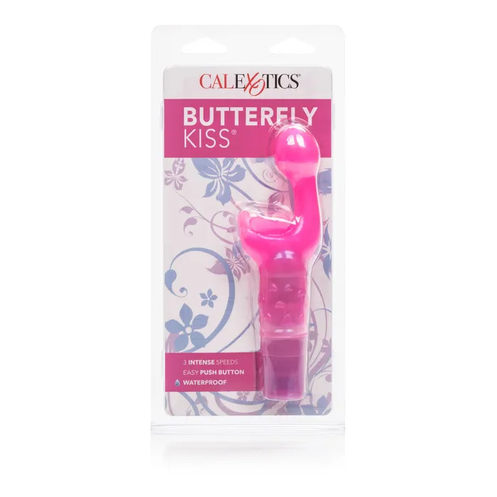 CalExotics Butterfly Kiss Vibe Pink Vibrators CalExotics Butterfly Kiss Vibe Pink Vibrators