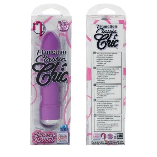 CalExotics Vibrators 7 Function Classic Chic Mini Vibe Purple