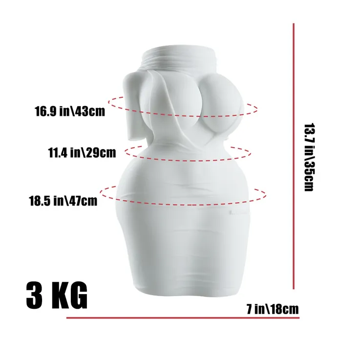 CathySex Doll Torso long skirt girl AllWhite Design Sex Toy For Men MRLSEXDOLL Male Sex Toys