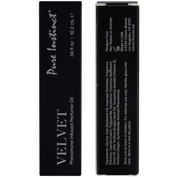 Classic Brands Female Sex Toys Pure Instinct Pheromone Fragrance Oil Velvet Roll on 102 ml 034 ml Classic Brands Female Sex Toys Pure Instinct Pheromone Fragrance Oil Velvet Roll on 102 ml 034 ml