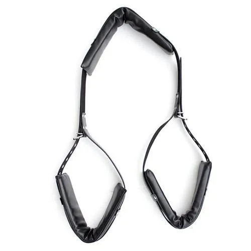 Couples 9789M Padded Sex Sling Thigh Cuffs and Neck Strap Sex Position Set Moonwell
