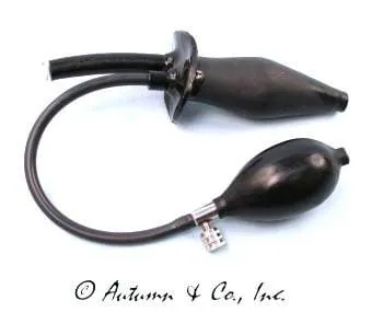 Denber Rubber 6340D Personal Cleansing Inflatable Rubber Enema Plug Male Sex Toys
