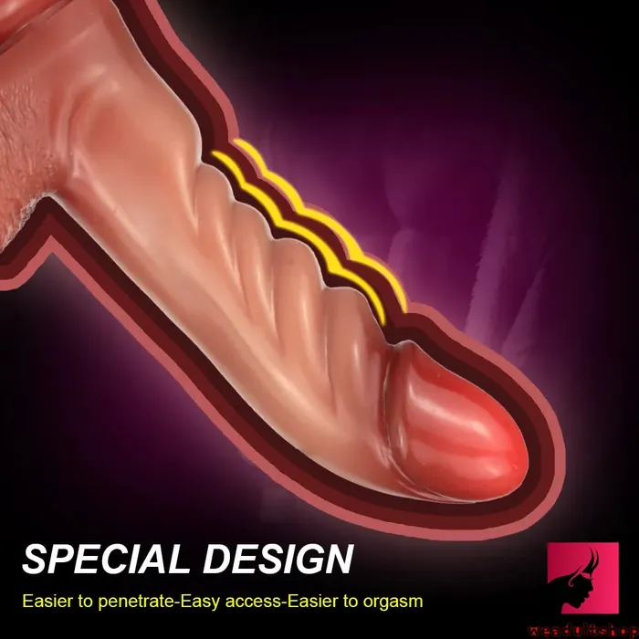 Dildos 716in Weird Real Feeling Flesh Penis Dildo For Anal Masturabtion Weadultshop