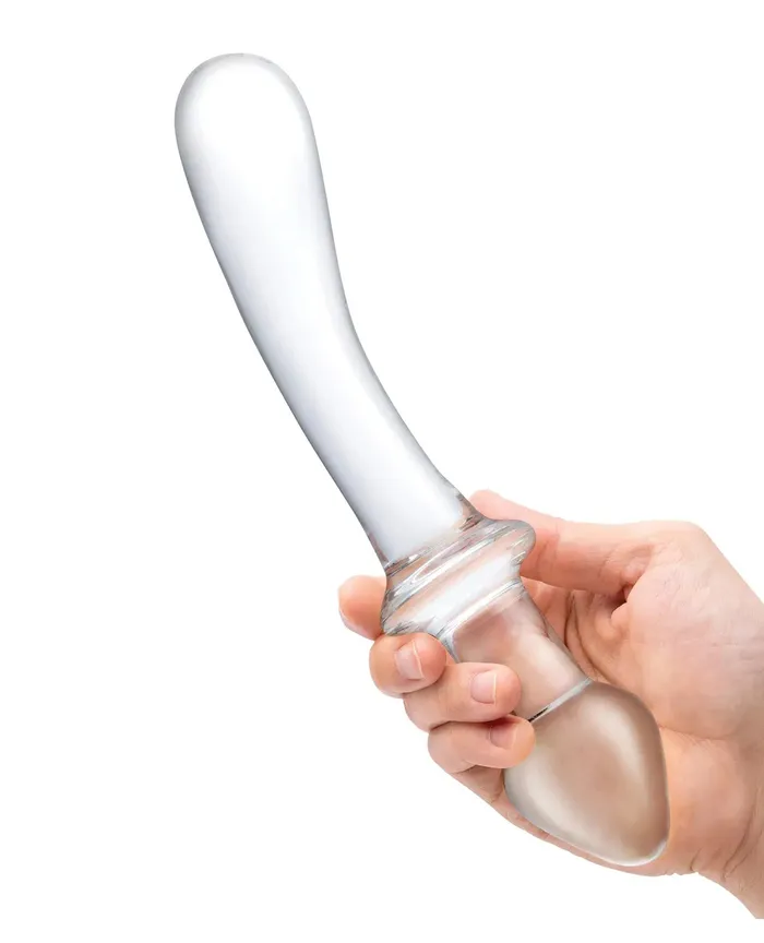 Dildos Electric Novelties 9 Inch Classic Curved DualEnded Dildo Clear Dildos Electric Novelties 9 Inch Classic Curved DualEnded Dildo Clear