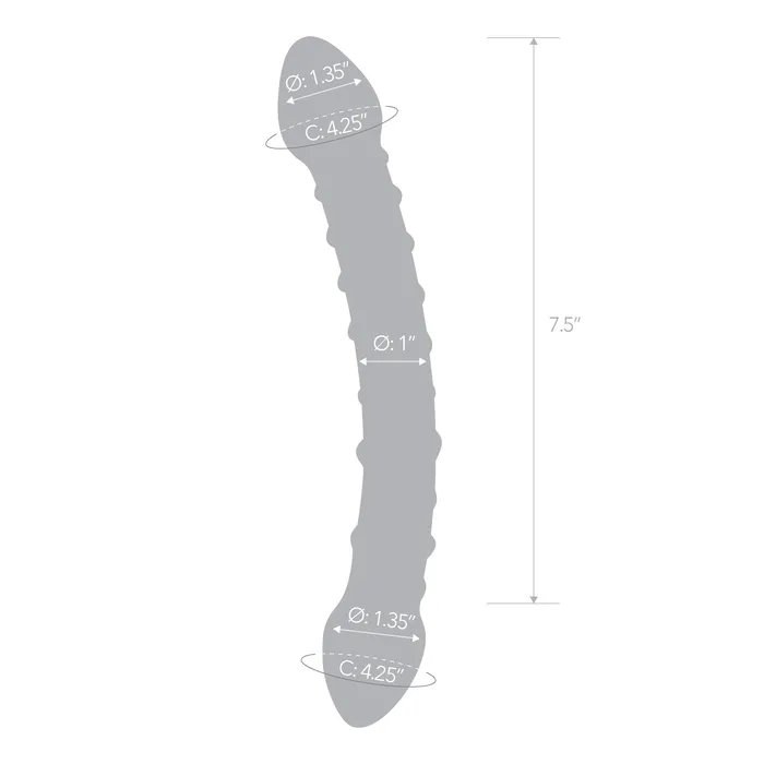 Dildos Gls Double Trouble Glass Dildo