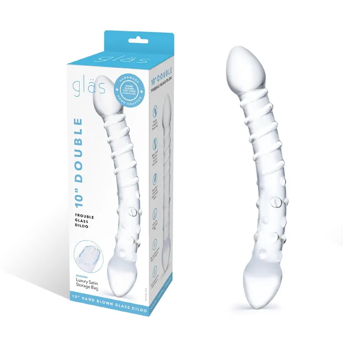 Dildos Gls Double Trouble Glass Dildo