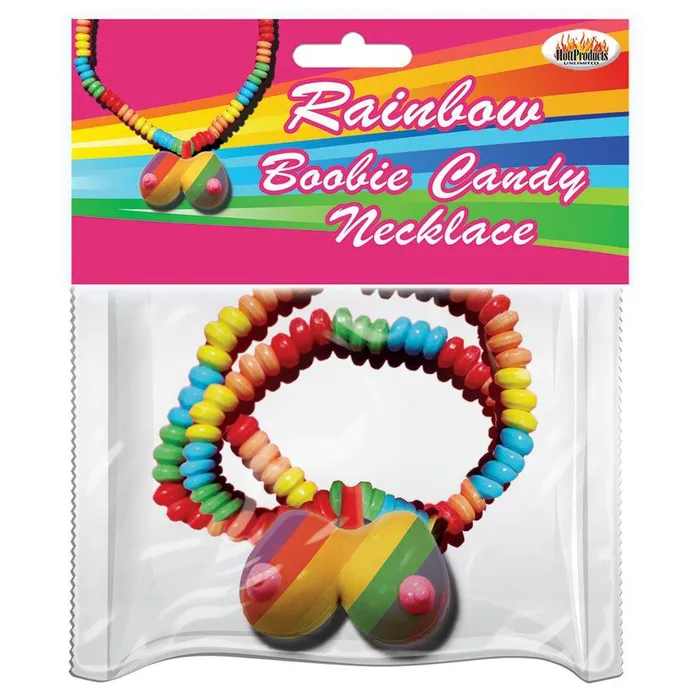 Dildos Hott Products Rainbow Boobie Candy Necklace