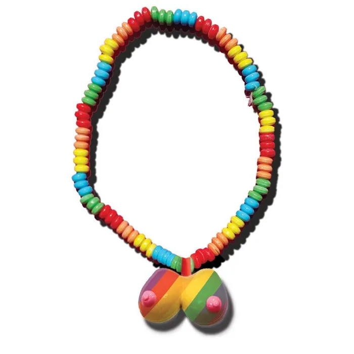 Dildos Hott Products Rainbow Boobie Candy Necklace Dildos Hott Products Rainbow Boobie Candy Necklace