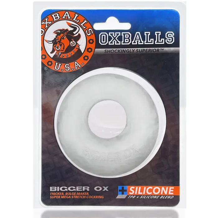 Dildos Oxballs Bigger Ox Cockring Clear Ice Dildos Oxballs Bigger Ox Cockring Clear Ice