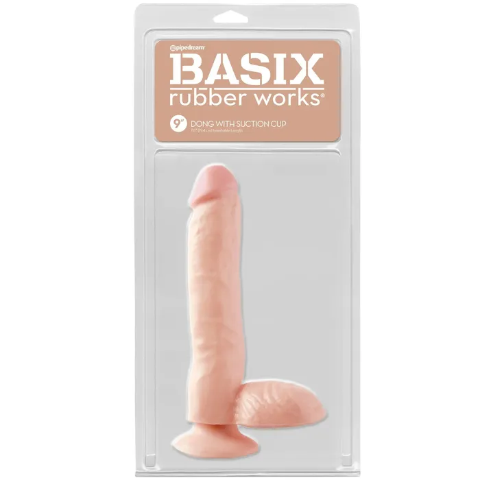 Dildos Pipedream Basix Rubber Works 9 Inch Dong With Suction Cup Flesh Dildos Pipedream Basix Rubber Works 9 Inch Dong With Suction Cup Flesh