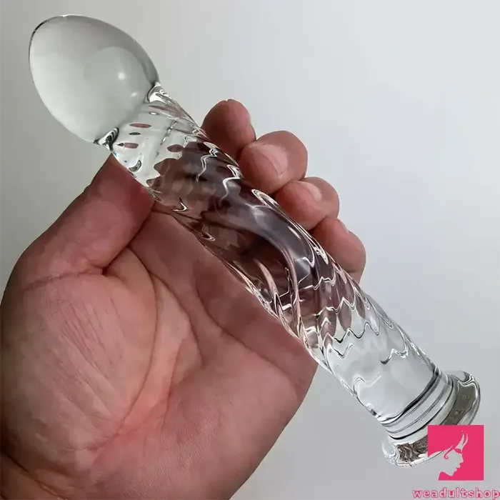 Dildos Weadultshop 69in Clear Real Glass Crystal Dildo For GSpot Vaginal Sex Orgasm