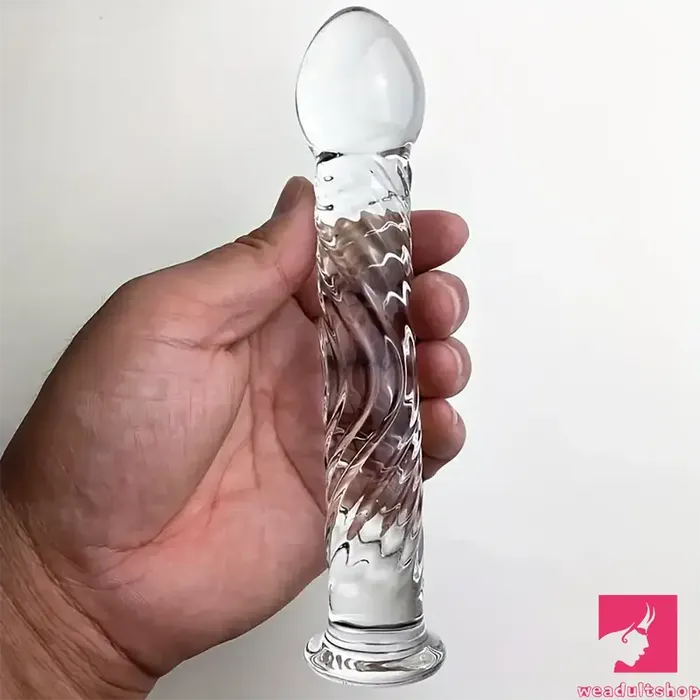 Dildos Weadultshop 69in Clear Real Glass Crystal Dildo For GSpot Vaginal Sex Orgasm