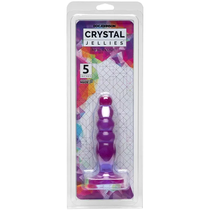 Doc Johnson Anal Crystal Jellies Anal Delight Purple Doc Johnson Anal Crystal Jellies Anal Delight Purple