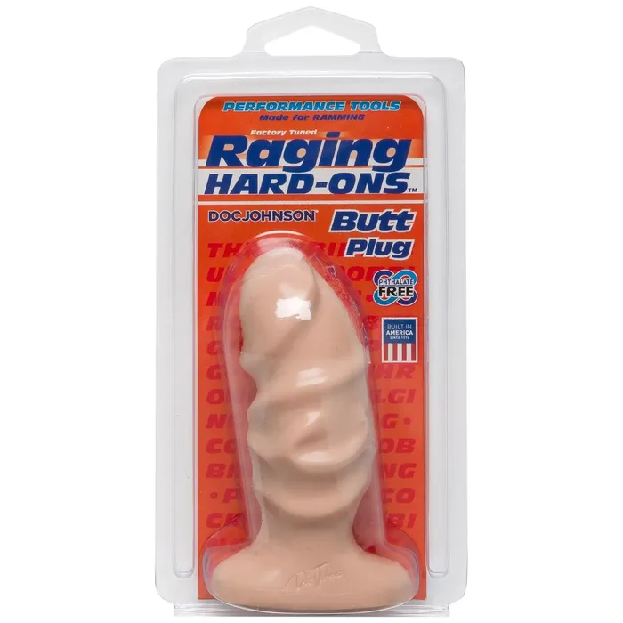 Doc Johnson Anal Raging Hard Ons Butt Plug Large Doc Johnson Anal Raging Hard Ons Butt Plug Large