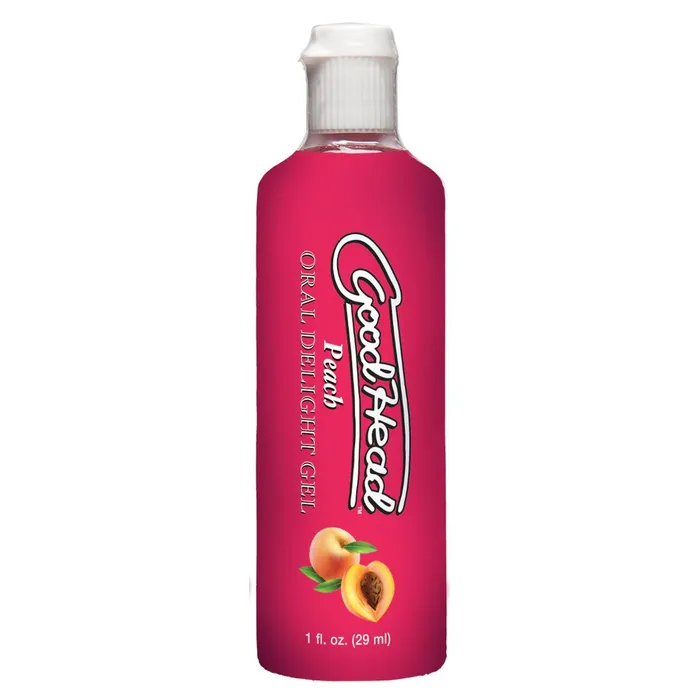 Doc Johnson Enhancers Goodhead Oral Delight Gel Peach 1 Oz Bulk