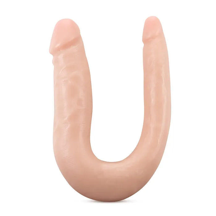 Dr Skin Mini Double Dong Vanillla Blush Dildos