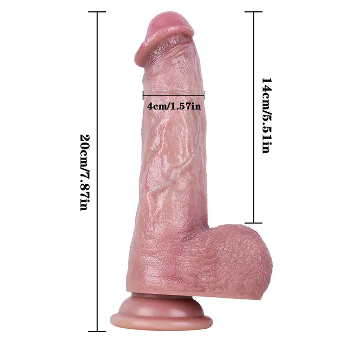 Female Sex Toys sex toys Slim Flesh with Ball Realistic Dildo