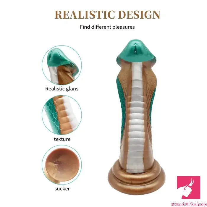Female Sex Toys Weadultshop 906in Silicone Soft Big Fantasy Snake Curved Dildo For Sex Toy